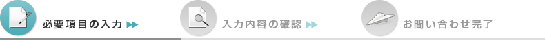 必要項目の入力
