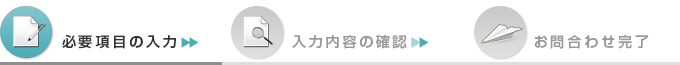 必要項目の入力